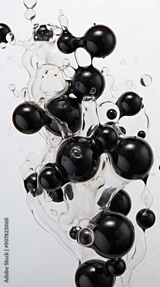 Black Bubbles on White Background, Abstract Image, Texture, Pattern, Wallpaper, Cover and Screen of Smartphone, Cell Phone, Computer, Laptop, 9:16 and 16:9 Format Black Bubbles on White Background, Abstract Image, Texture, Pattern, Wallpaper, Cover and Screen of Smartphone, Cell Phone, Computer, Laptop, 9:16 and 16:9 Format