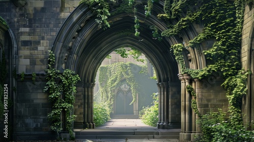 Overgrown Archway.