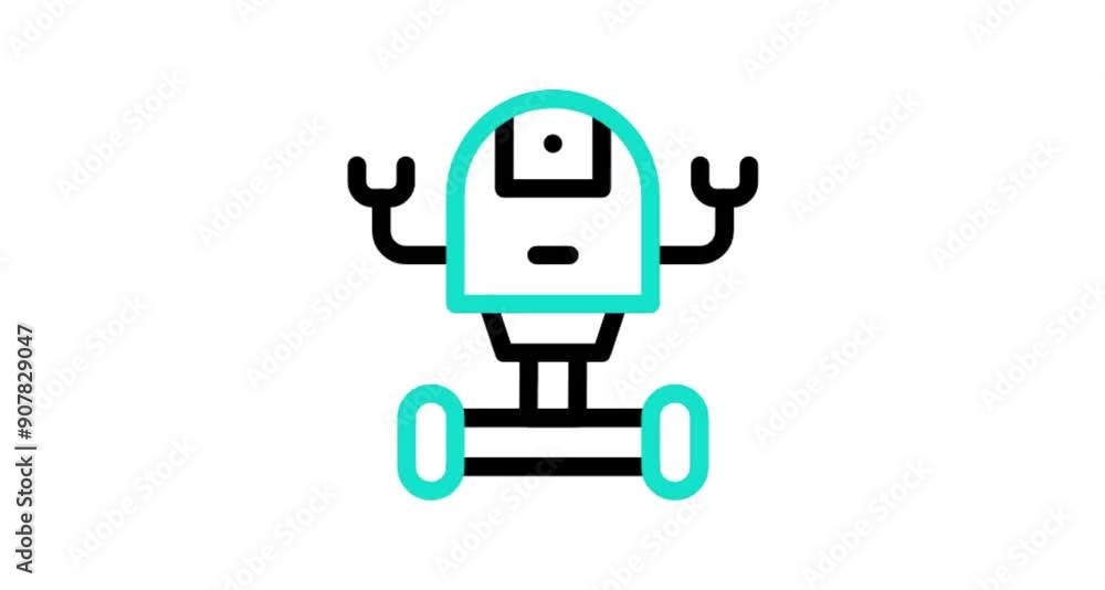 robot with a key robot with a key