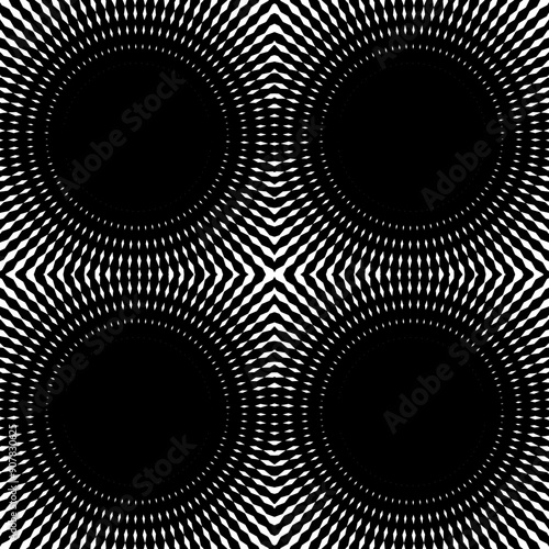 black and white background circle pattern design spiral mandala frame wallpaper glow art binary.