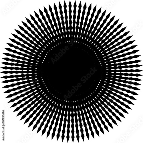 abstract circle background mandala circle line dots spiral design.