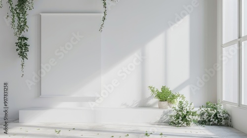 The elegance in Simplicity Minimalist Studio is set against a beautiful floral backdrop