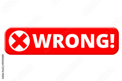 Wrong icon button png