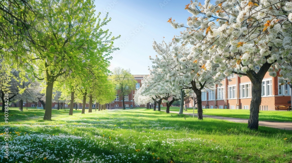 Springtime in the City Park. Springtime in the City Park.