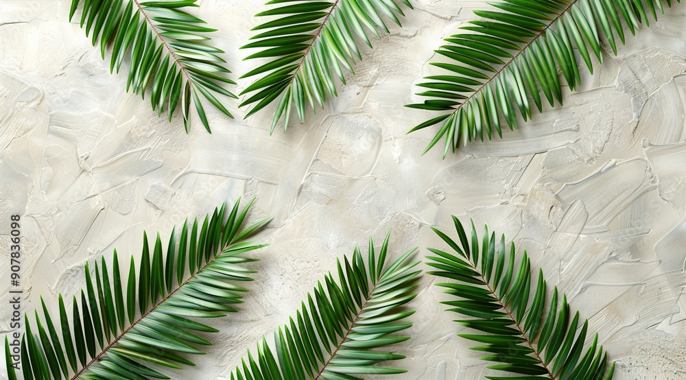 Obraz premium palm tree leaf