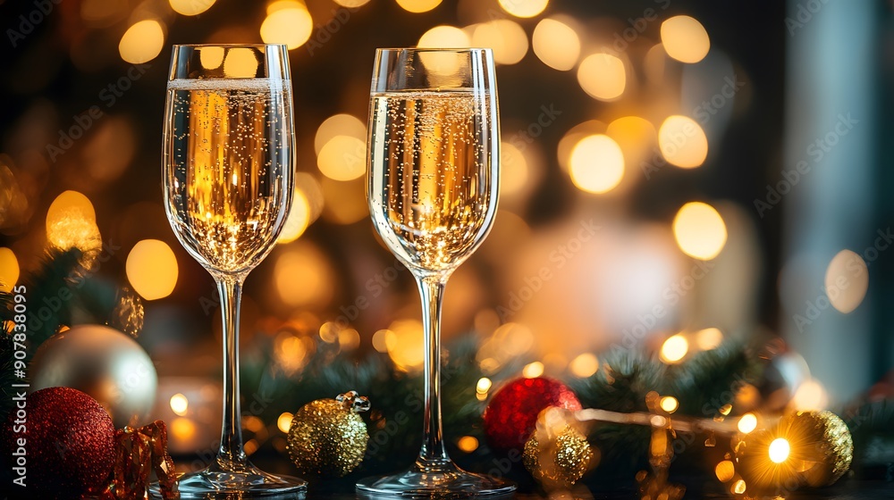 Stylish Business Networking for 2025. New Year's Celebration concept Stylish Business Networking for 2025. New Year's Celebration concept
