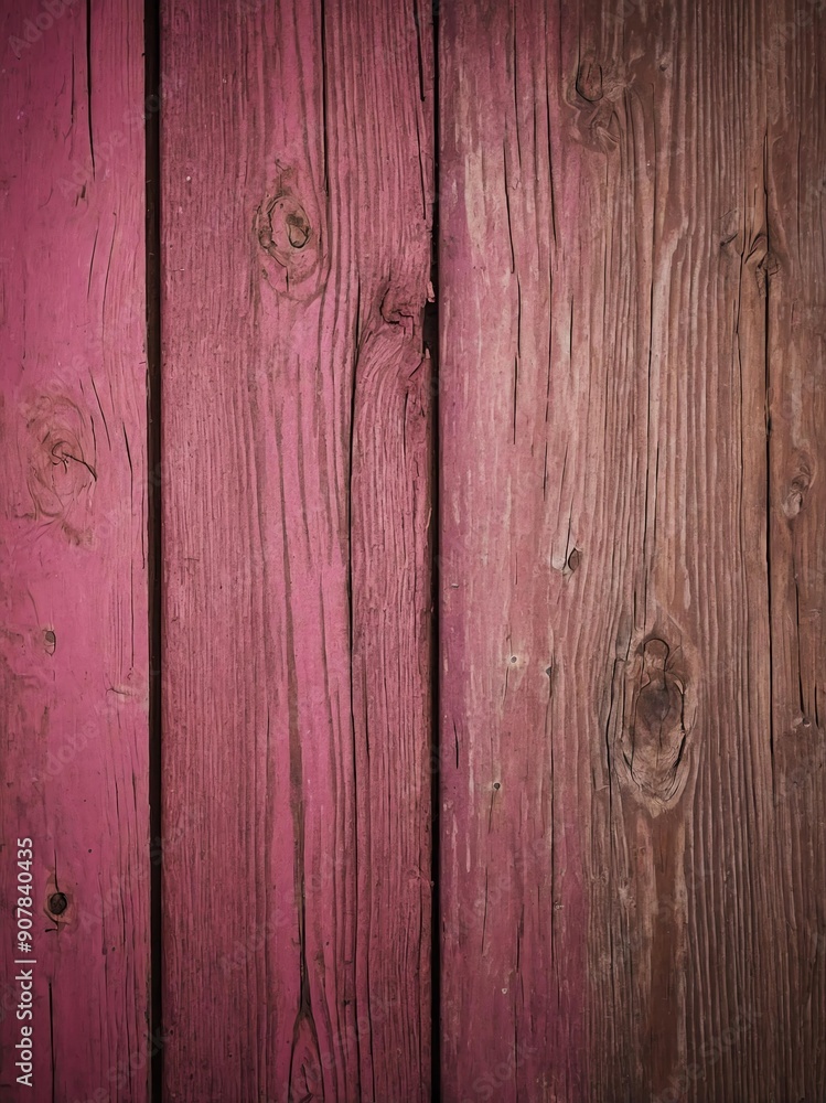 Fototapeta premium vintage wooden pink grungy texture portrait background