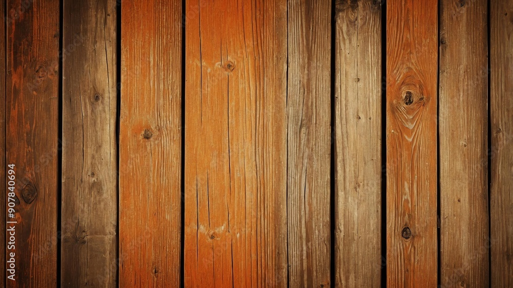 Fototapeta premium vintage wooden orange grungy texture for background