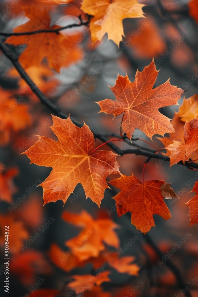 autumn postcard. colorful maple leaves, Autumn maple leaves on a branch against the sky. autumn postcard. colorful maple leaves, Autumn maple leaves on a branch against the sky.