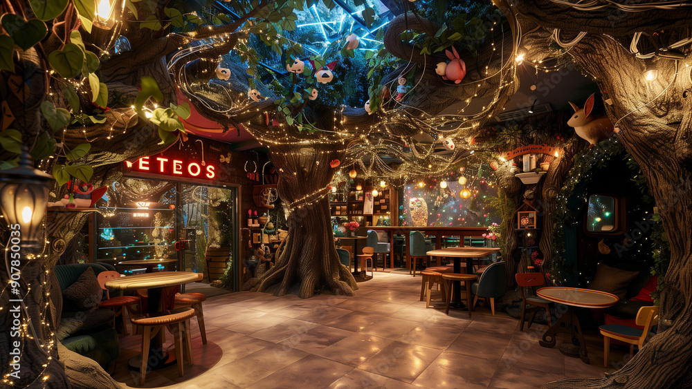 Enchanted Forest Cafe: A Whimsical Retreat Enchanted Forest Cafe: A Whimsical Retreat