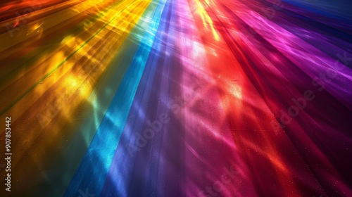 Spectrum Light Beam Art