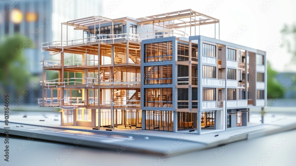 Generate a photo realistic image of a construction project with a detailed cost allocation showing financial charts and budget outlines; ensure the image is of high resolution for clear Generate a photo realistic image of a construction project with a detailed cost allocation showing financial charts and budget outlines; ensure the image is of high resolution for clear