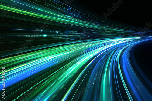 abstract background green blue