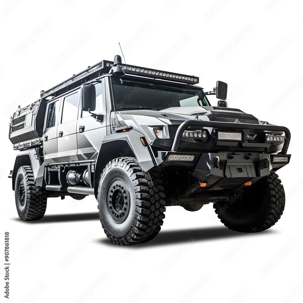 Obraz premium Off-Road Adventure Vehicle: Rugged and Ready for Extreme Terrain