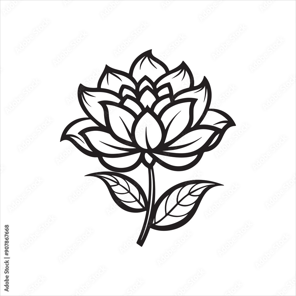 illustration of a flower illustration of a flower