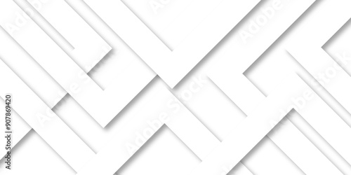 Abstract background with lines White background with diamond and triangle shapes layered in modern abstract pattern design Space design concept Suit for business, corporate, institution presentation.	