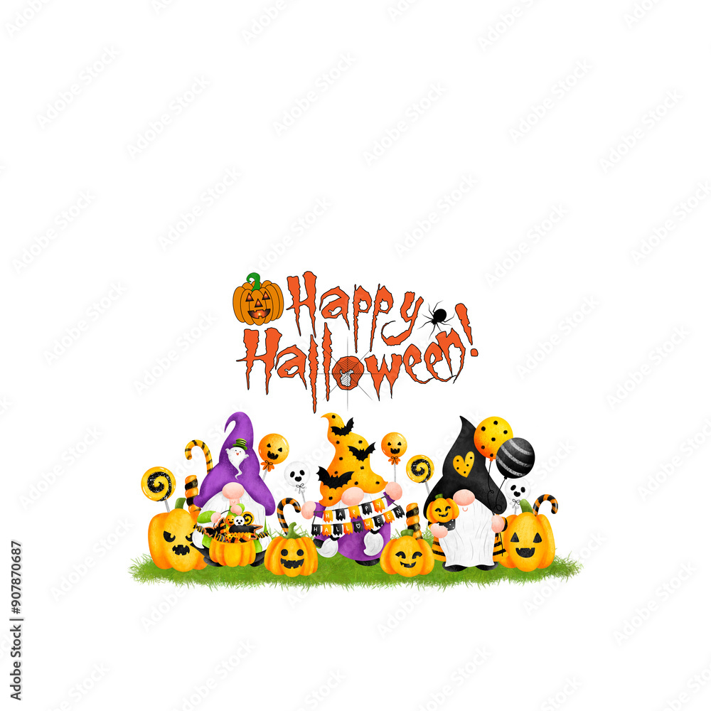 Fototapeta premium Cute ghost with book text