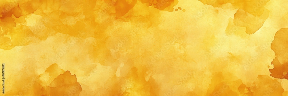 Abstract Watercolor Background with Vibrant Yellow Hues Abstract Watercolor Background with Vibrant Yellow Hues