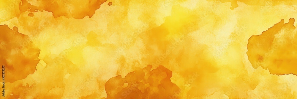 Abstract Watercolor Background with Yellow Hues Abstract Watercolor Background with Yellow Hues