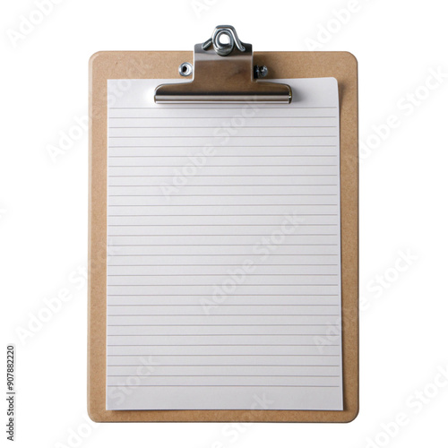 Clipboard isolated in transparent background