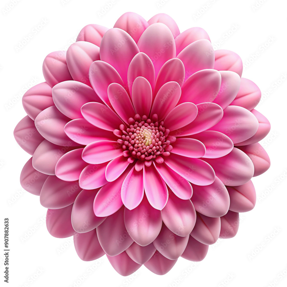 3d pink flower isolated in transparent background 3d pink flower isolated in transparent background