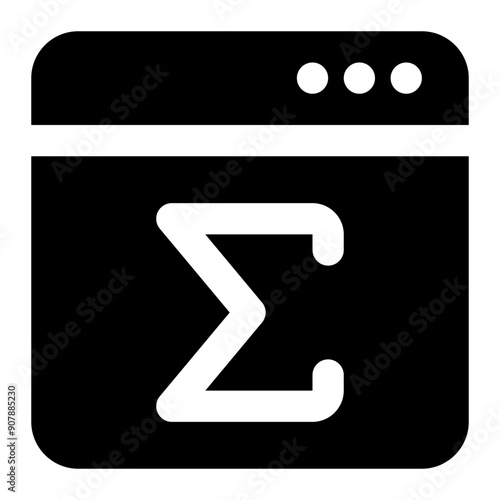 sum icon for illustration