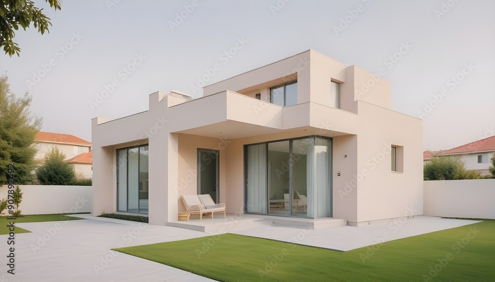 Modern minimalist private houses exhibit their stylish residential architecture exterior Modern minimalist private houses exhibit their stylish residential architecture exterior