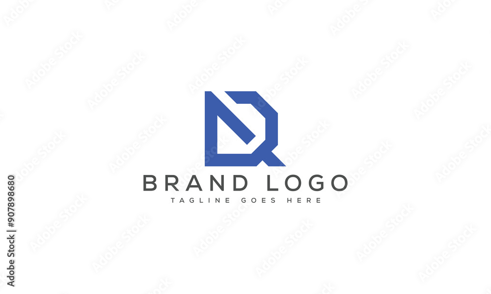 letter DA logo design vector template design for brand. letter DA logo design vector template design for brand.
