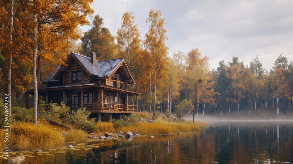 Tranquil Woodland Cabin by Serene Lake Tranquil Woodland Cabin by Serene Lake