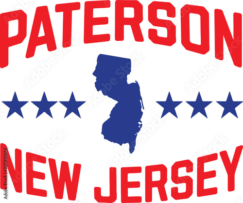 Paterson New Jersey Vector photo