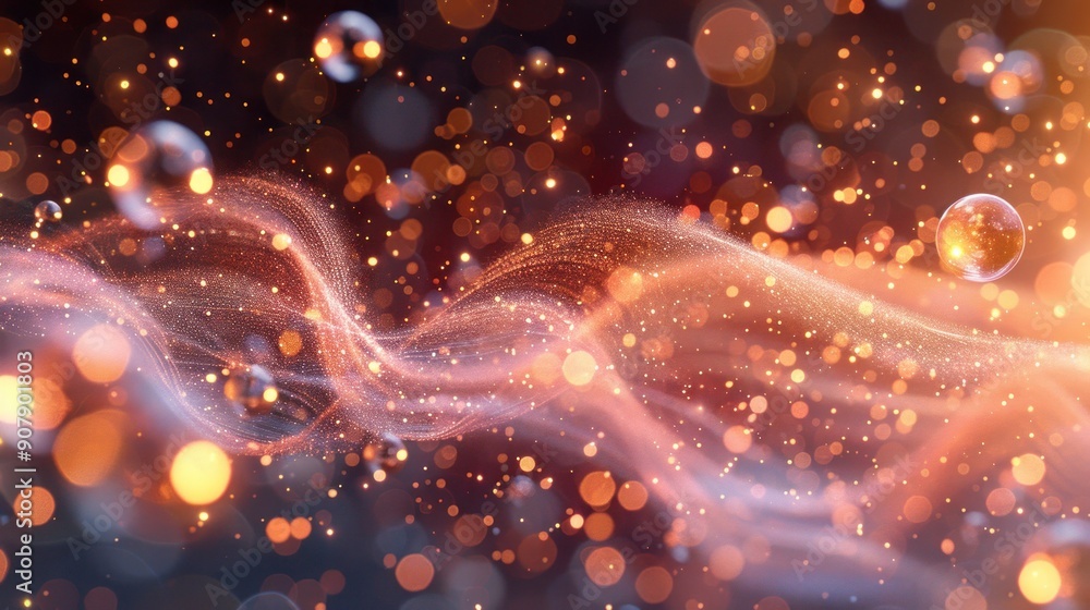 Sparkling Golden Abstract Background Sparkling Golden Abstract Background