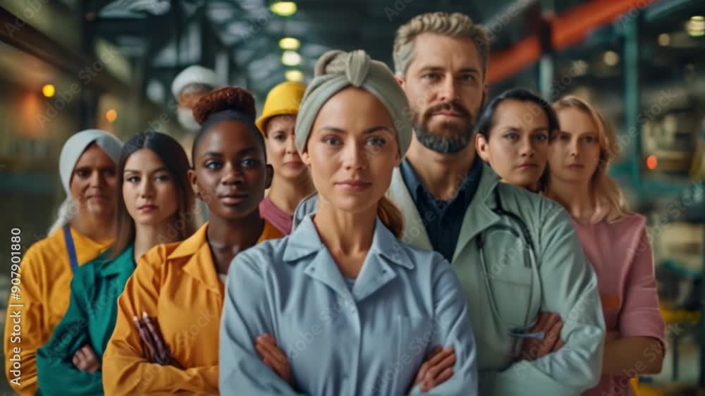 A varied group of vital employees celebrated Labor Day together with pride and tenacity A varied group of vital employees celebrated Labor Day together with pride and tenacity