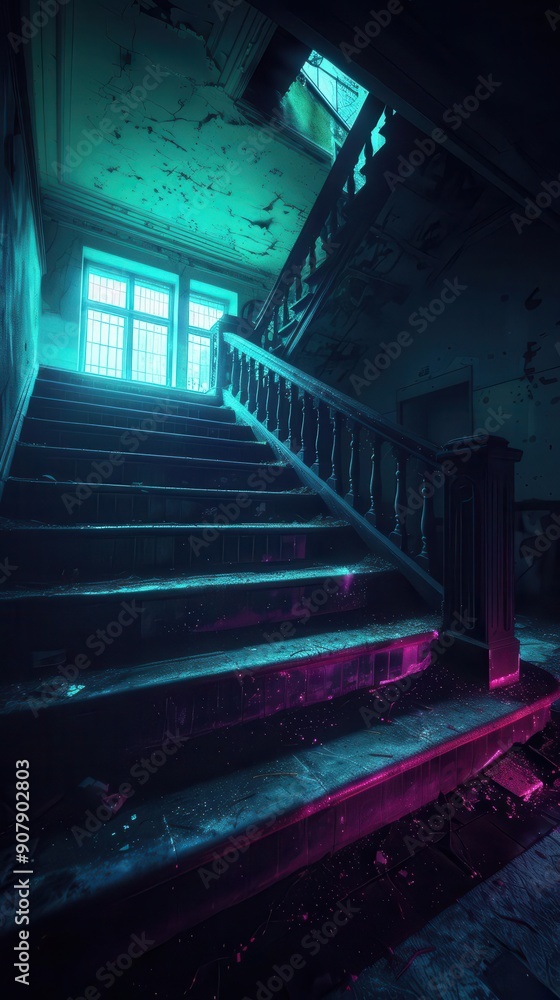 Ghostly encounters in an abandoned mansion, creating a sense of mystery, Horror, Dark tones, Digital painting Ghostly encounters in an abandoned mansion, creating a sense of mystery, Horror, Dark tones, Digital painting