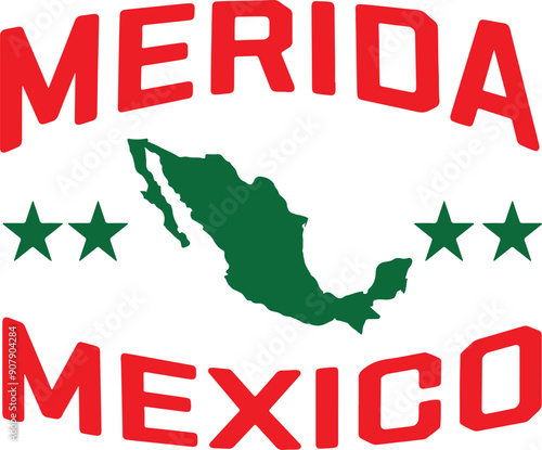 Meridan Mexico Vector photo