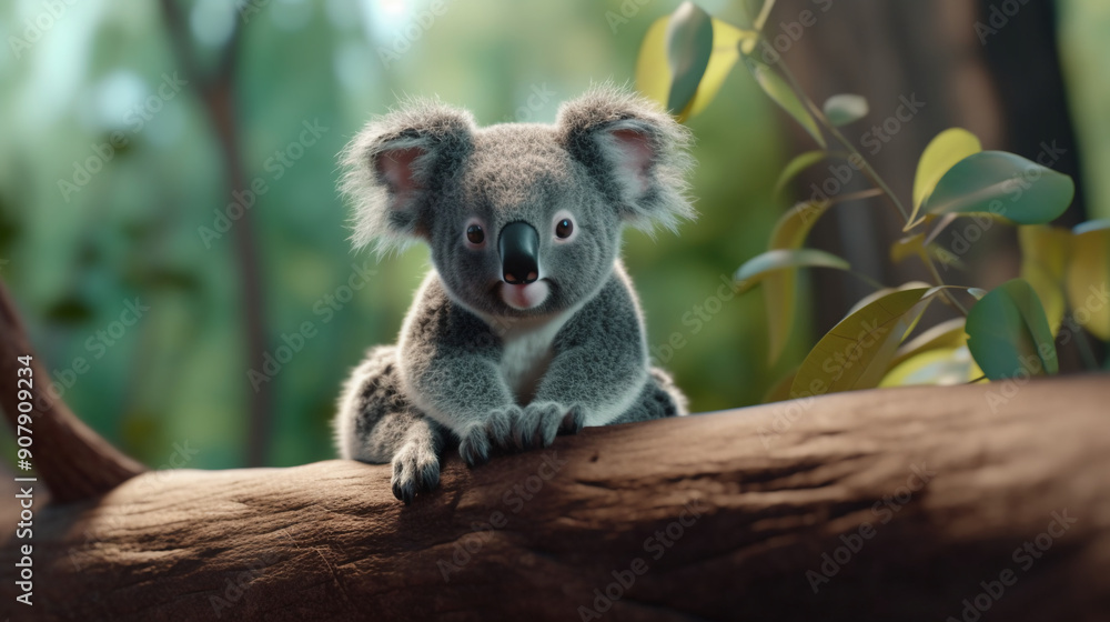 Fototapeta premium koala in tree