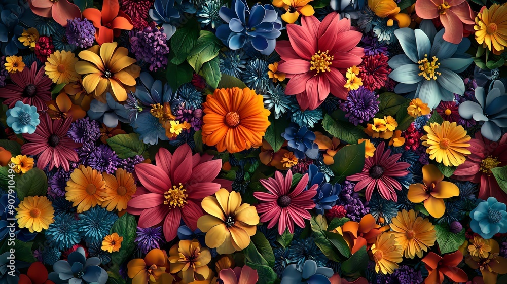 Design a close-up of a tropical fruit mosaic composed of digital cut-outs in a flat collage style Design a close-up of a tropical fruit mosaic composed of digital cut-outs in a flat collage style