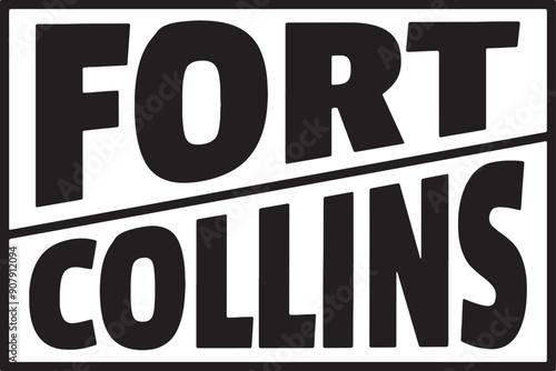Fort Collins Modern Vector