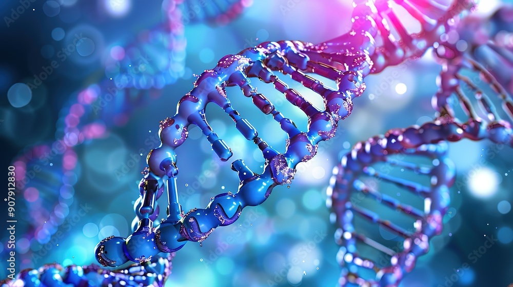 Eyecatching DNA molecule structure, Cell DNA genetic biotechnology medical science research Eyecatching DNA molecule structure, Cell DNA genetic biotechnology medical science research