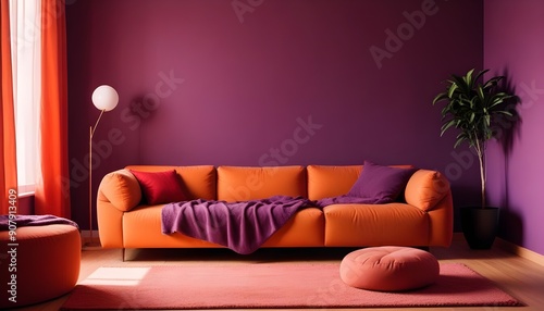 The modern dining room embraces minimalist interior design, featuring an abstract wood-paneled arched wall