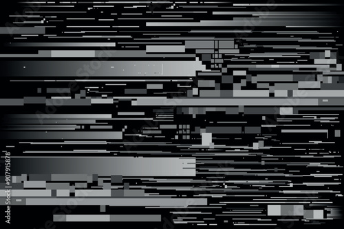 Monitor glitch black pixel noise. Signal error
