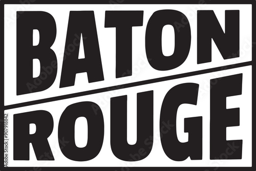 Barton Rouge Modern Vector