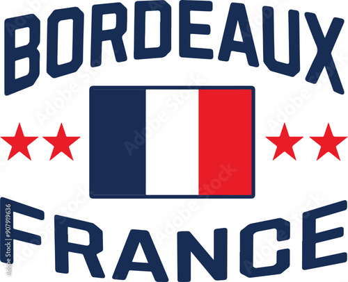 Bordeaux France Vector