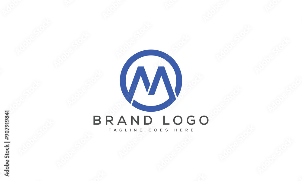 letter M logo design vector template design for brand. letter M logo design vector template design for brand.