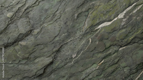  greenish-gray andesite with a matte finish and subtle veining
