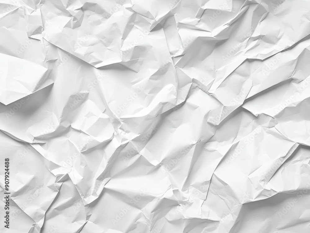 White Paper Wrinkles - Artistic Background White Paper Wrinkles - Artistic Background
