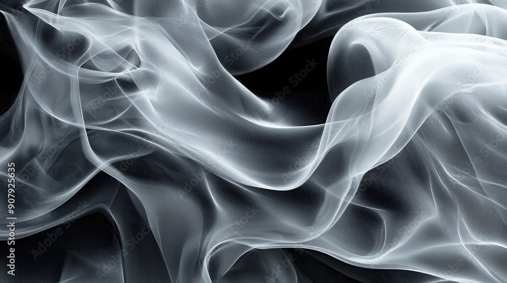 Smoke shapes in an abstract background, organic shapes, mysterious and elegant Smoke shapes in an abstract background, organic shapes, mysterious and elegant