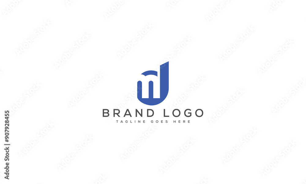 letter DM logo design vector template design for brand. letter DM logo design vector template design for brand.