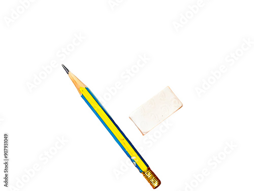 pencil and eraser