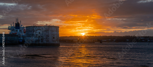 Sunset from Pembroke Dock