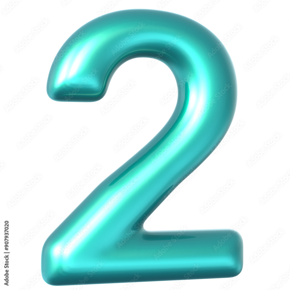 3d number 2 3d number 2